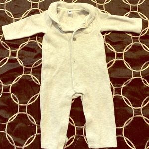 Baby Boy One-Piece with Pocket and Collar